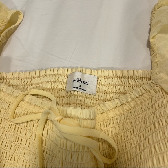 Wilfred aritzia yellow blouse - Picture 2 of 4